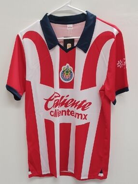 Civas Kids Red, White & Navy Soccer Jersey with Club Crest